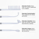 Derma Capilar™: Aparelho de Alta Frequência Profissional para Tratamento Capilar e Facial com 4 Eletrodos